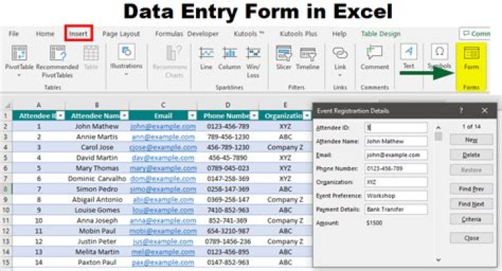 How do you Enter data and restrictions in data entry?