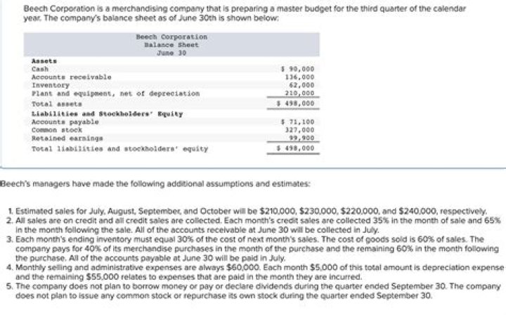 How do you explain a master budget?