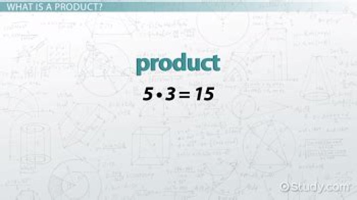 How do you find a product of something?
