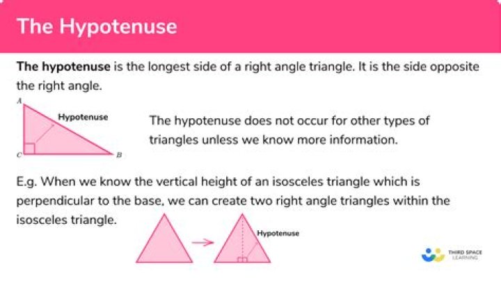 How do you find the hypotenuse without the Pythagorean Theorem?