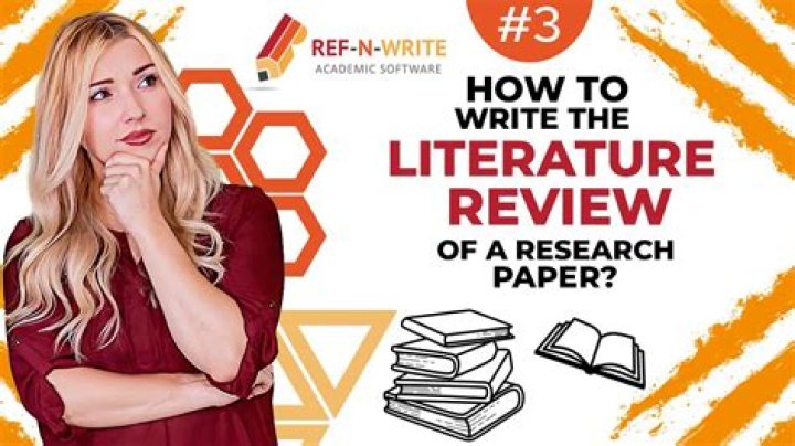 How do you find the literature review of a research paper?