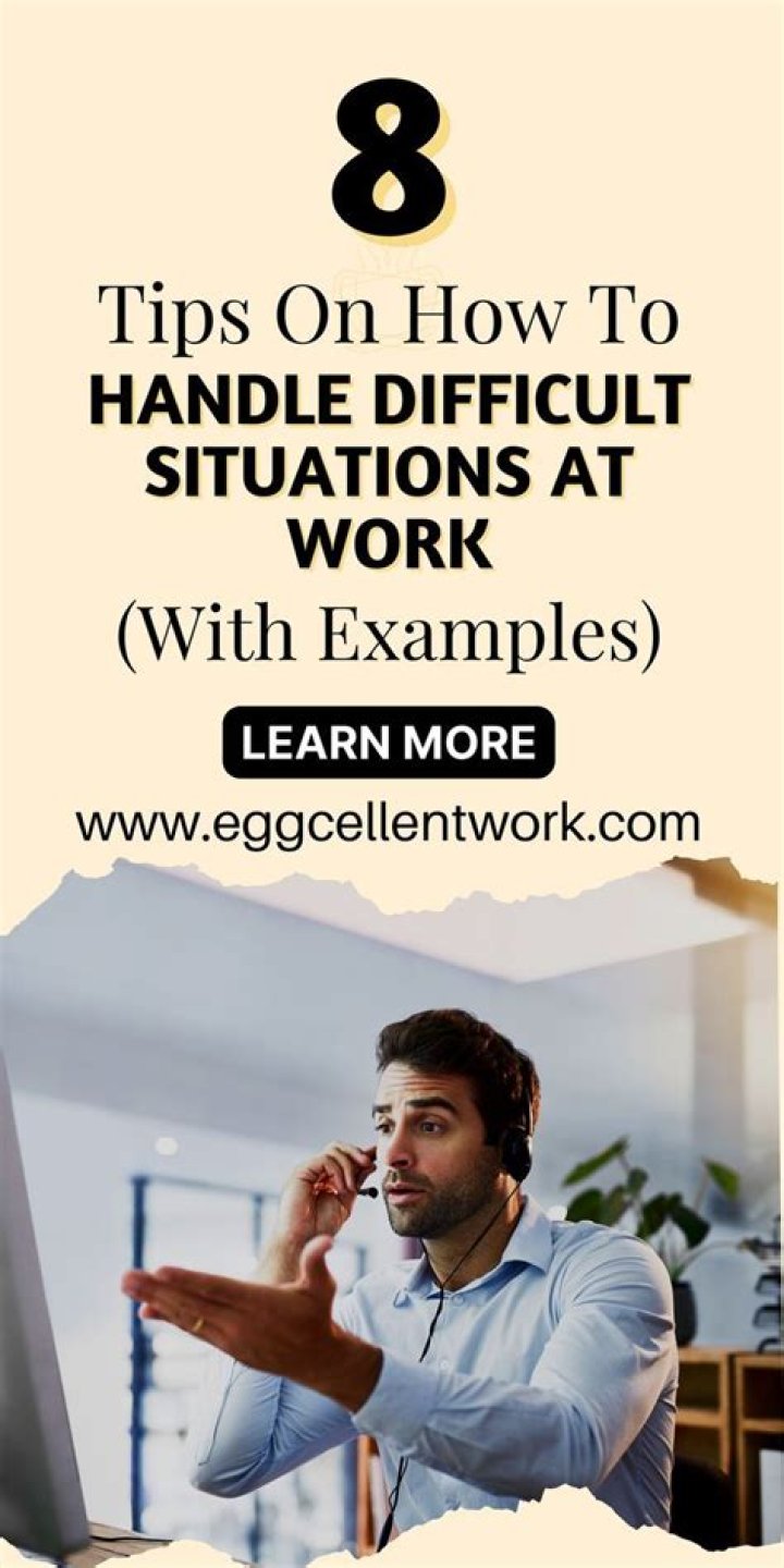 How do you handle difficult situations at work call center?
