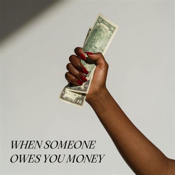 How do you let someone know you owe money?