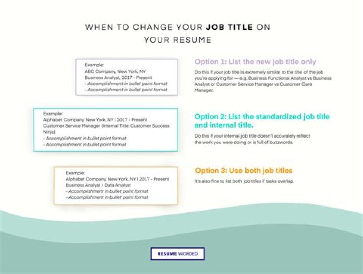 How do you list multiple current jobs on resume?
