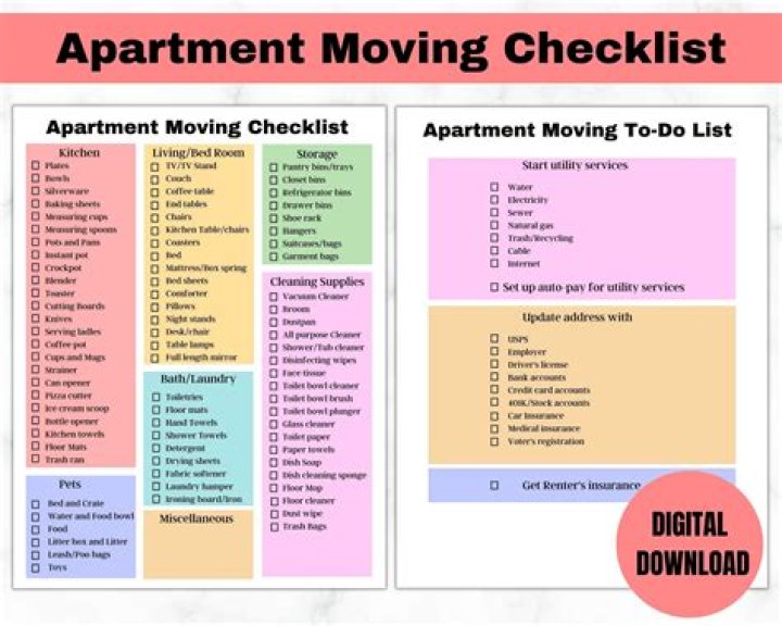 How do you move from apartment to house?