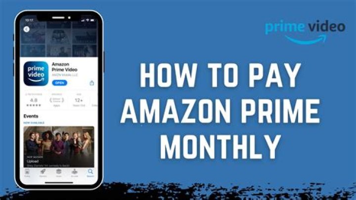 How do you pay for Amazon Prime membership on Amazon?