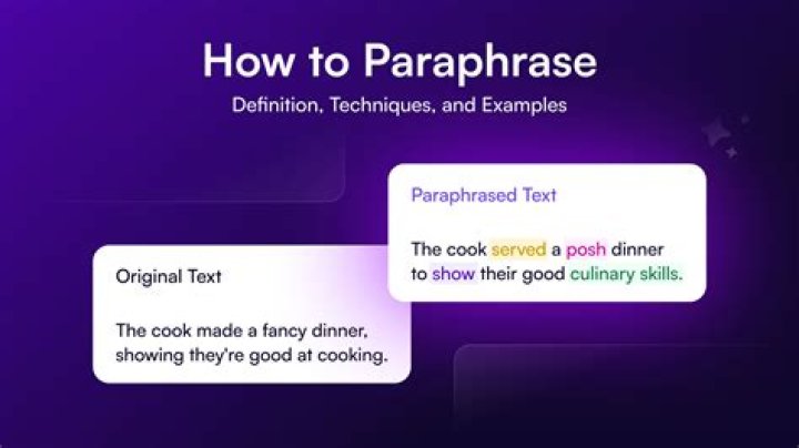 How do you rephrase a paragraph?