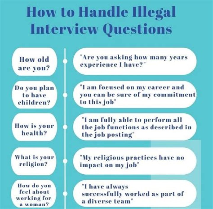 How do you respond to illegal questions?