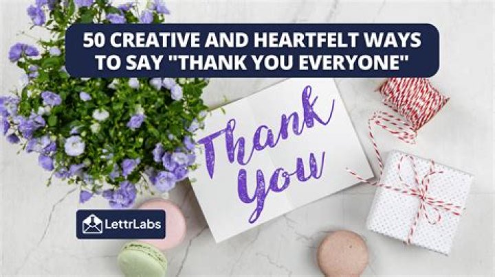 How do you say thank you appreciation?