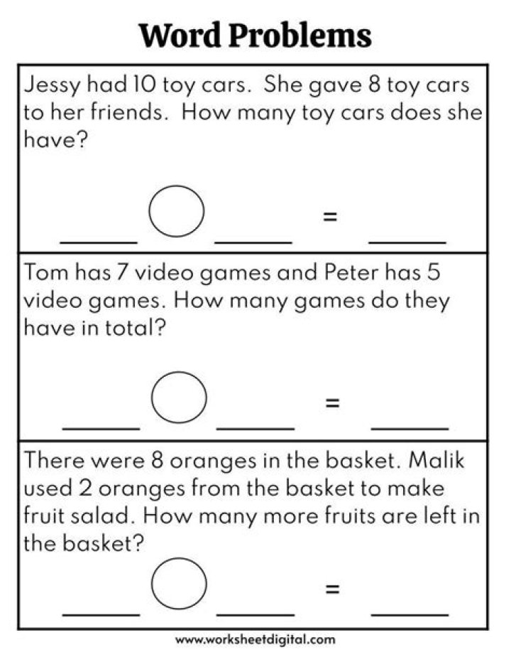How do you solve word problems in maths?