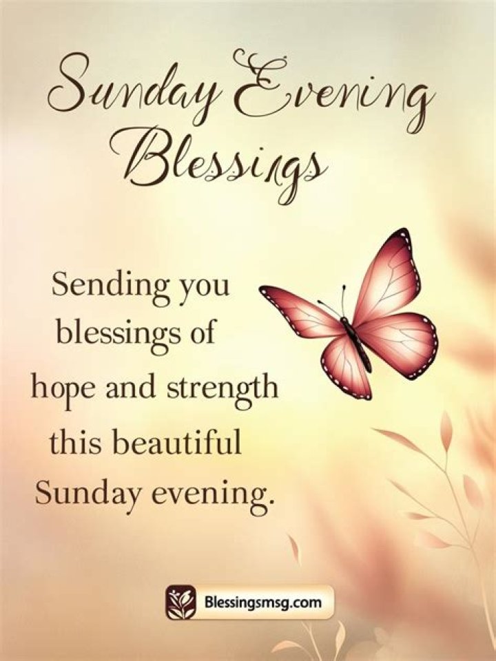 How do you spend Sunday evening?