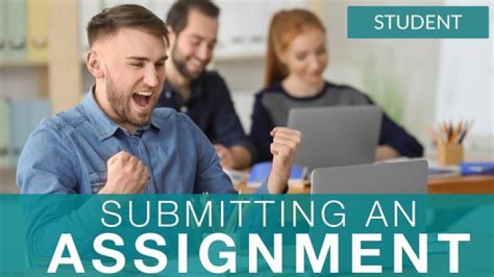 How do you submit an assignment on time?