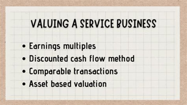 How do you value a service business?