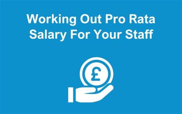 How do you work out weekly salary pro rata?
