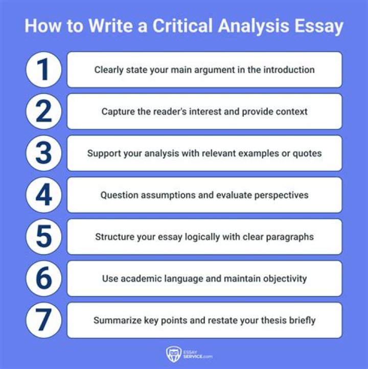 How do you write a critical research?