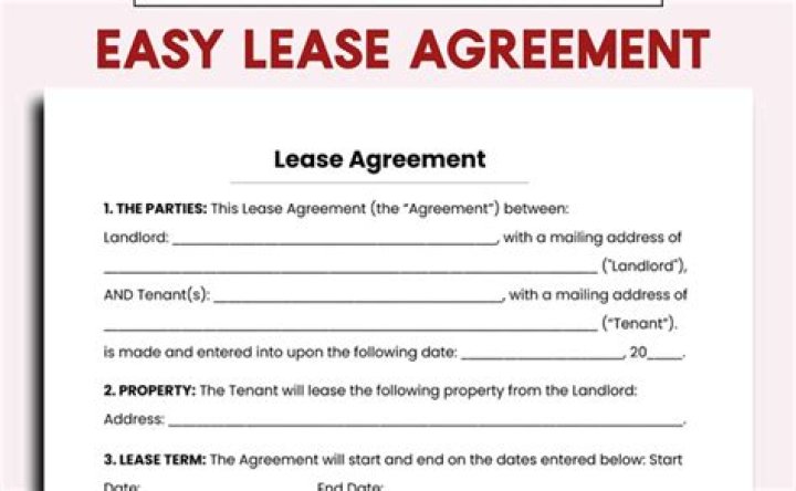 How do you write a lease agreement?