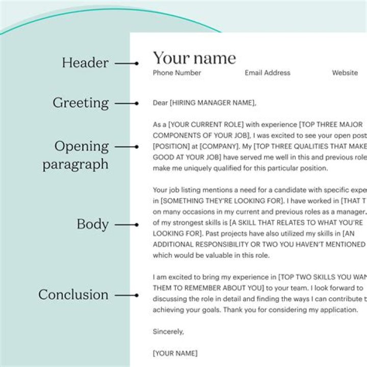How do you write a letter to a company for a job?