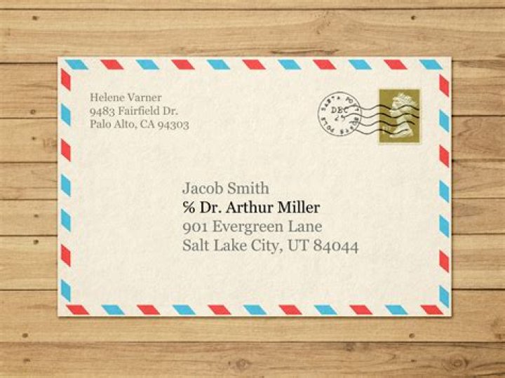 How do you write a letter with address?