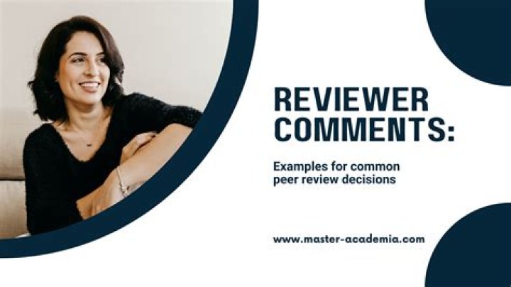 How do you write a reviewer comment?