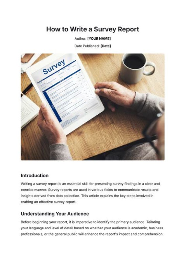 How do you write a survey introduction?