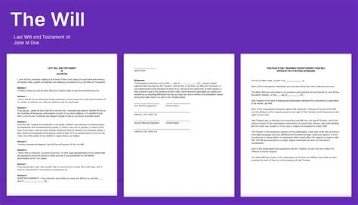 How do you write a will as a kid?