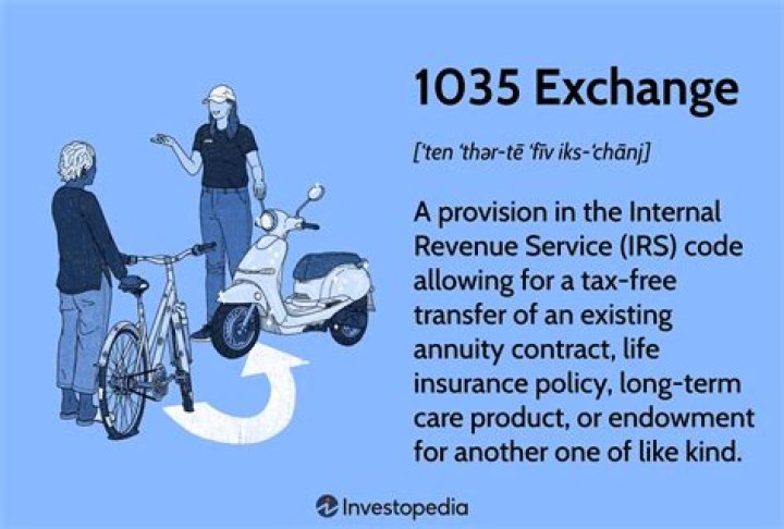 How does a 1035 exchange work for life insurance?