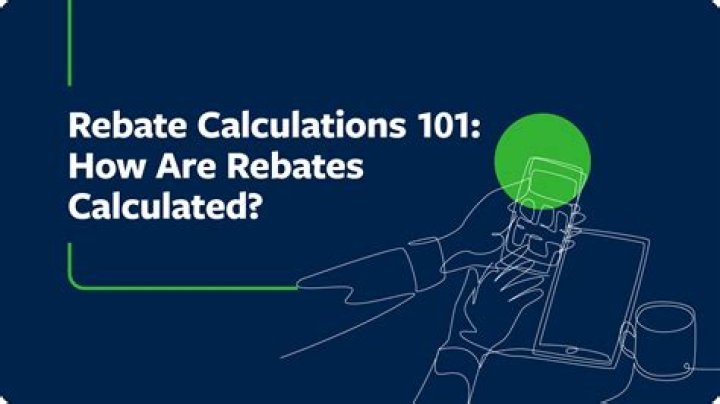 How does a rebate work on a new car?