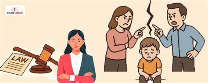 How does child custody work in a divorce?