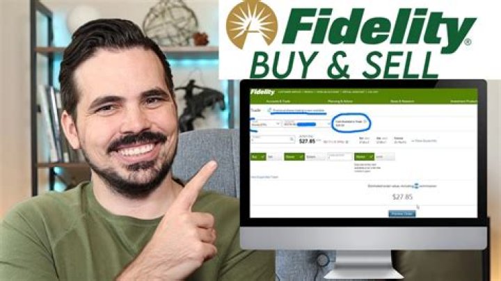 How does Fidelity determine which shares to sell?