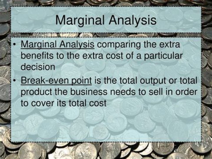 How does marginal analysis help business people in decision-making?