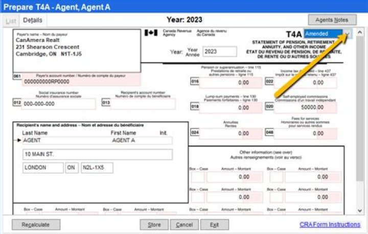 How far back can you amend a T4?