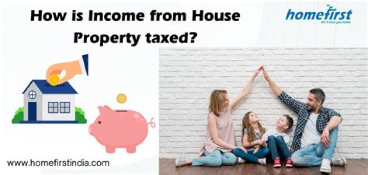How is income from house property taxed?