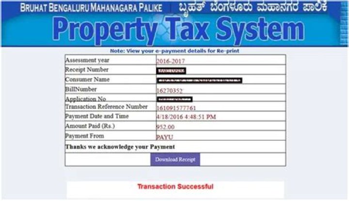 How is property tax recorded in accounting?