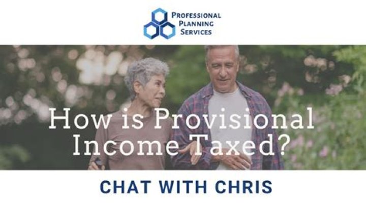 How is provisional income taxed?
