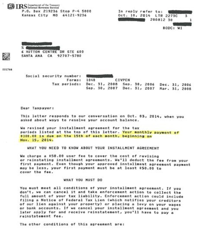 How long after IRS says accepted?