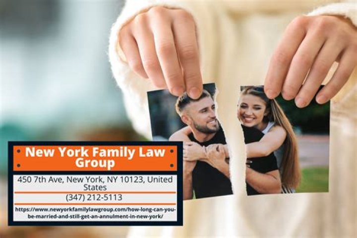 How long after marriage can you get an annulment in New York?