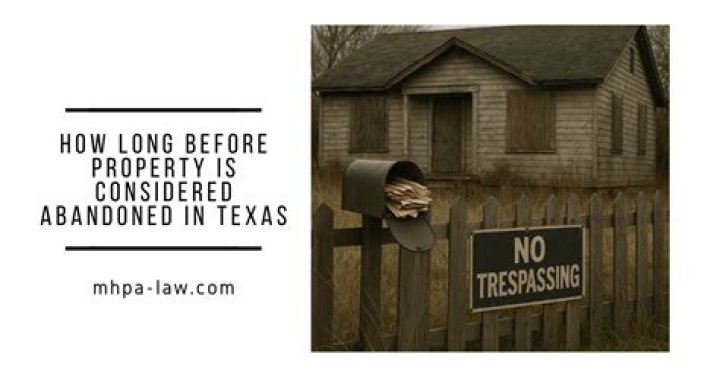 How long before possessions are considered abandoned?