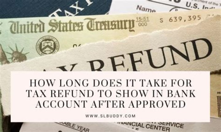 How long does it take for tax refund to be sent after approved?