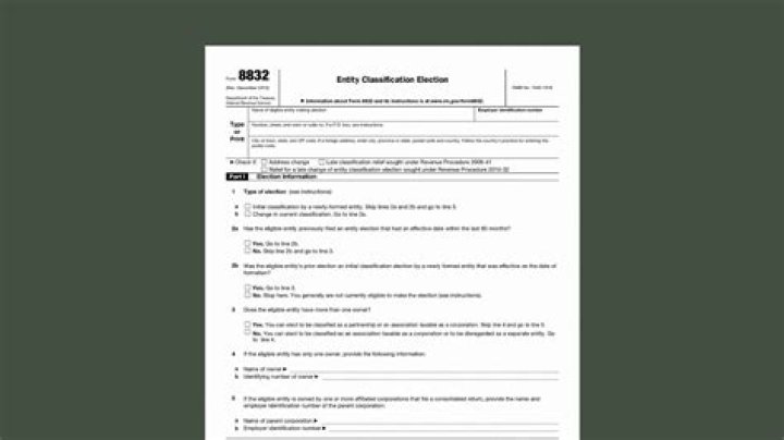 How long does it take to process form 8832?