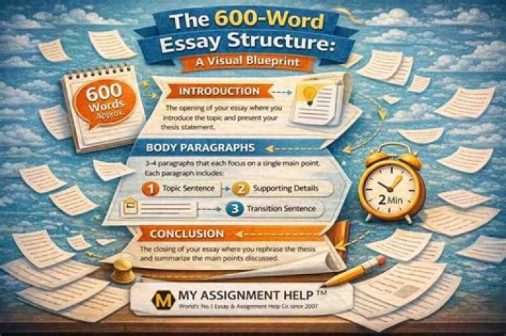 How long does it take to write a 600 word essay?
