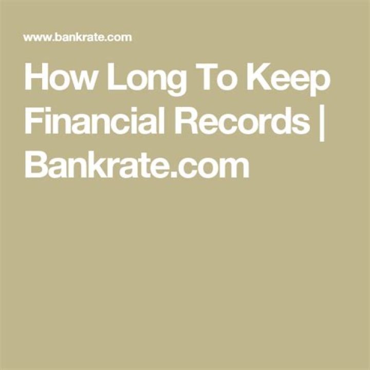 How long does the IRS keep financial records?