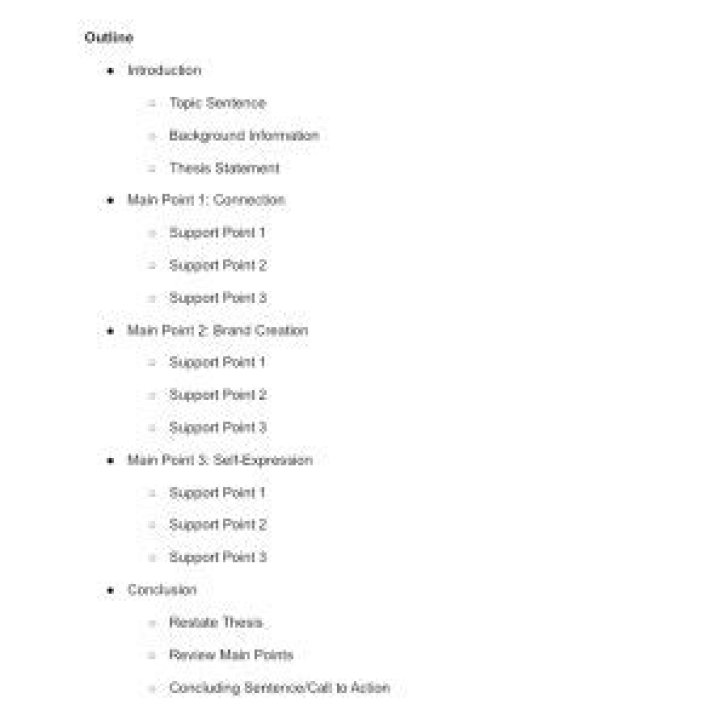 How long is an outline supposed to be?