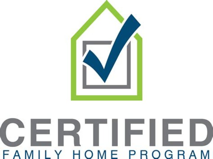 How many certified family homes are there in Idaho?