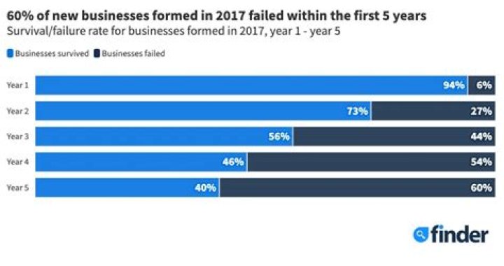 How many online businesses fail in the first year?