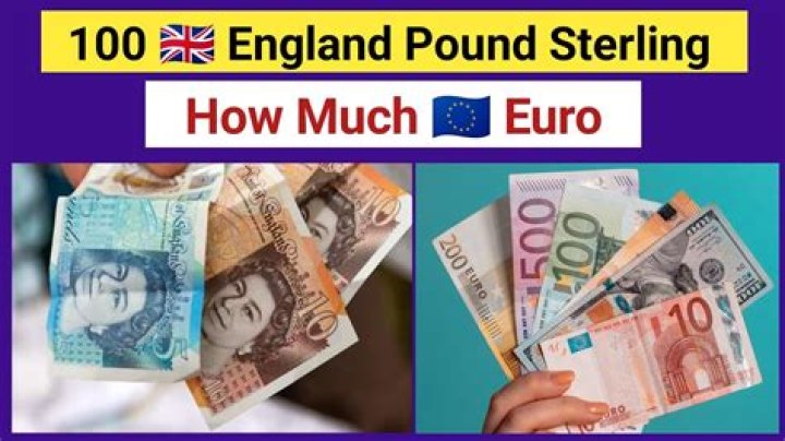 How many pounds is a euro?