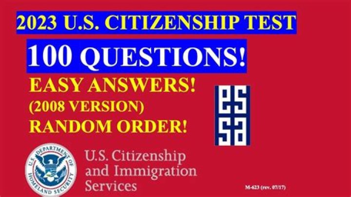 How many questions are on the citizenship test?