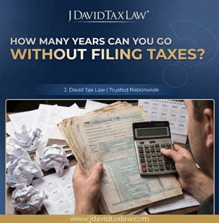 How many years can you not file tax return?
