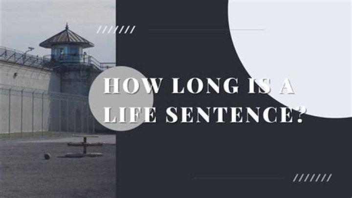 How many years is a lifetime in prison?