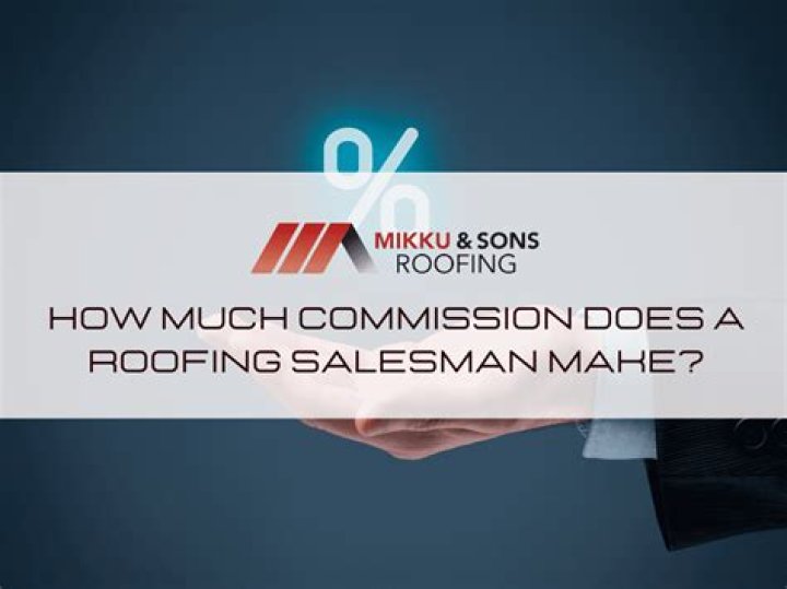 How much commission does a construction salesman make?
