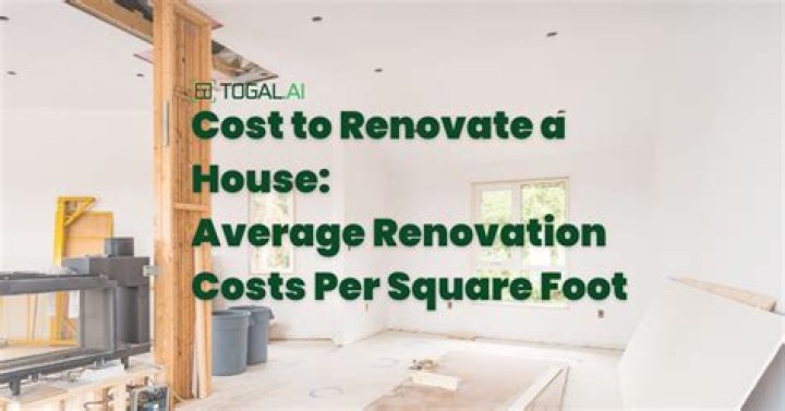 How much does it cost to gut renovate a house?